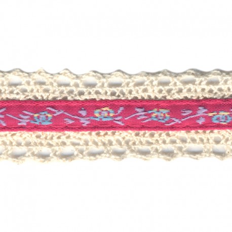 stephanoise S4861 - JACQUARD/DENTELLE 25MM