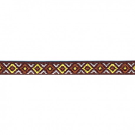 stephanoise S4863 - GALON JACQUARD LOSANGES 10 MM