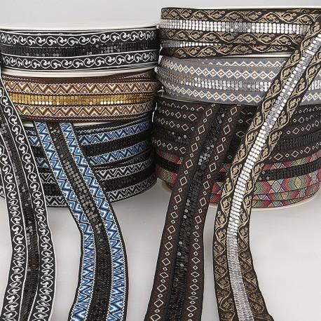 stephanoise S4897 - CHAINE SUR GALON JACQUARD