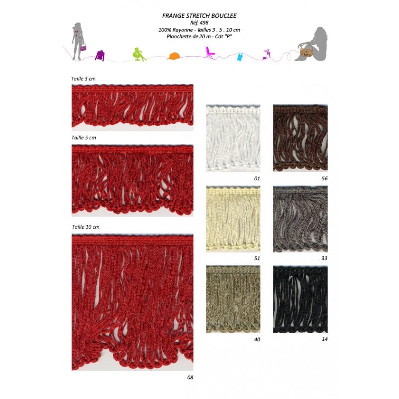 Stephanoise S498 - FRANGE STRETCH BOUCLEE