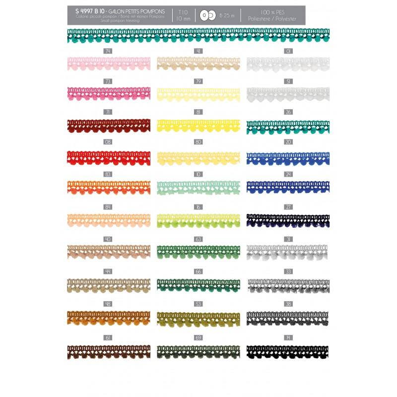 Stephanoise S4997 - GALON PETITS POMPONS