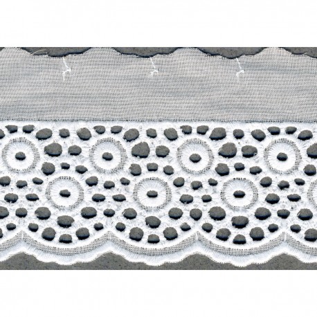 stephanoise S5282 - BRODERIE ANGLAISE 60 MM