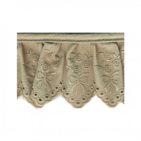 stephanoise S5297 - BRODERIE ANGLAISE FRONCEE