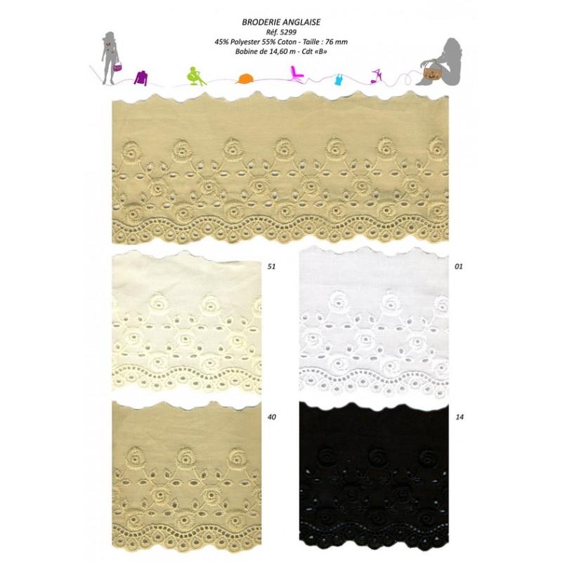 Stephanoise S5299 - BRODERIE ANGLAISE 76MM
