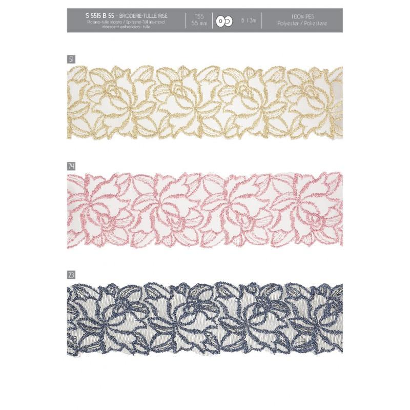 Stephanoise S5515 - BRODERIE/TULLE IRISÉ