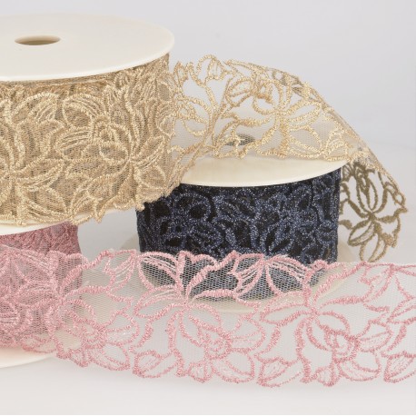 stephanoise S5515 - BRODERIE/TULLE IRISÉ