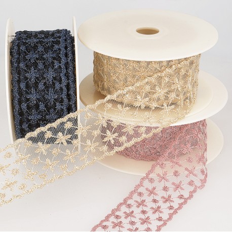 stephanoise S5518 - BRODERIE/TULLE IRISÉ