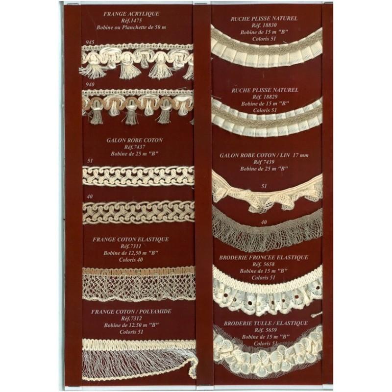 Stephanoise S5659 - BRODERIE SUR TULLE ELASTIQUE