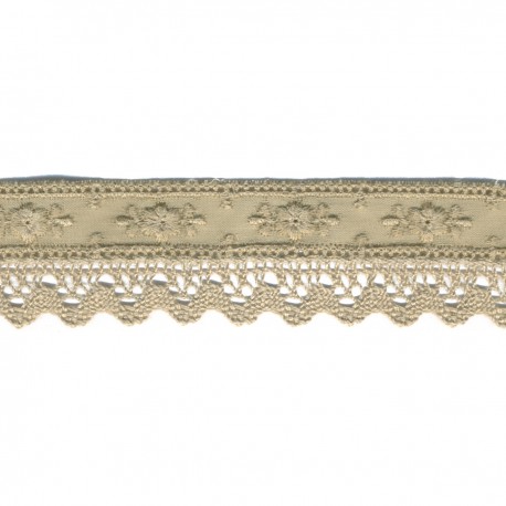 stephanoise S5753 - DENTELLE BRODEE 28MM