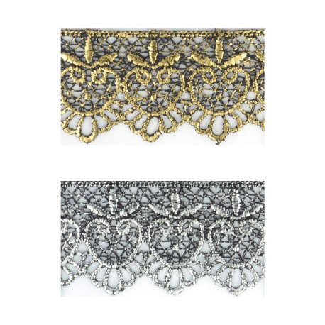 stephanoise S5757 - GUIPURE METALLISEE