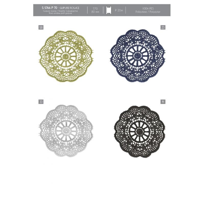 Stephanoise S5766 - GUIPURE ROSACE