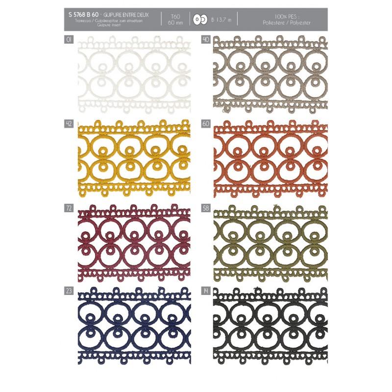 Stephanoise S5768 - GUIPURE ENTRE DEUX