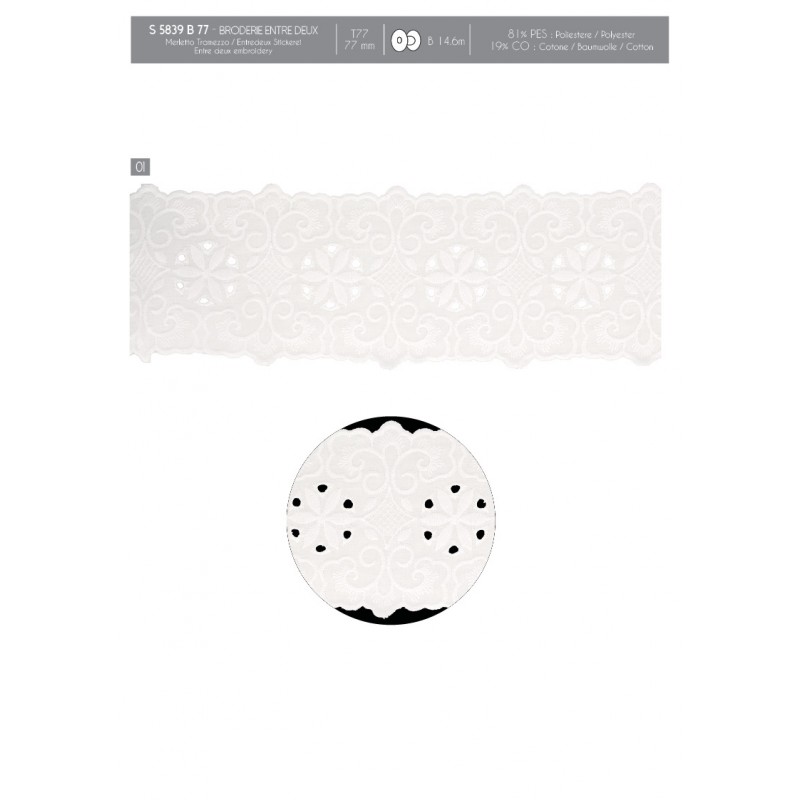 Stephanoise S5839 - BRODERIE ENTRE DEUX