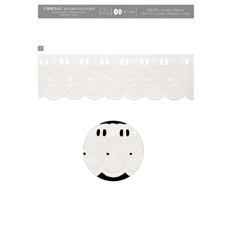 Stephanoise S5840 - BRODERIE RUBAN