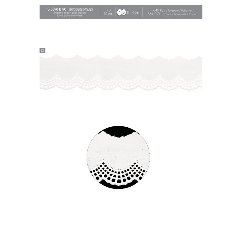 Stephanoise S5848 - BRODERIE VAGUES