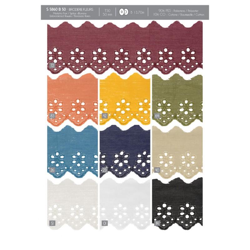 Stephanoise S5860 - BRODERIE FLEURS