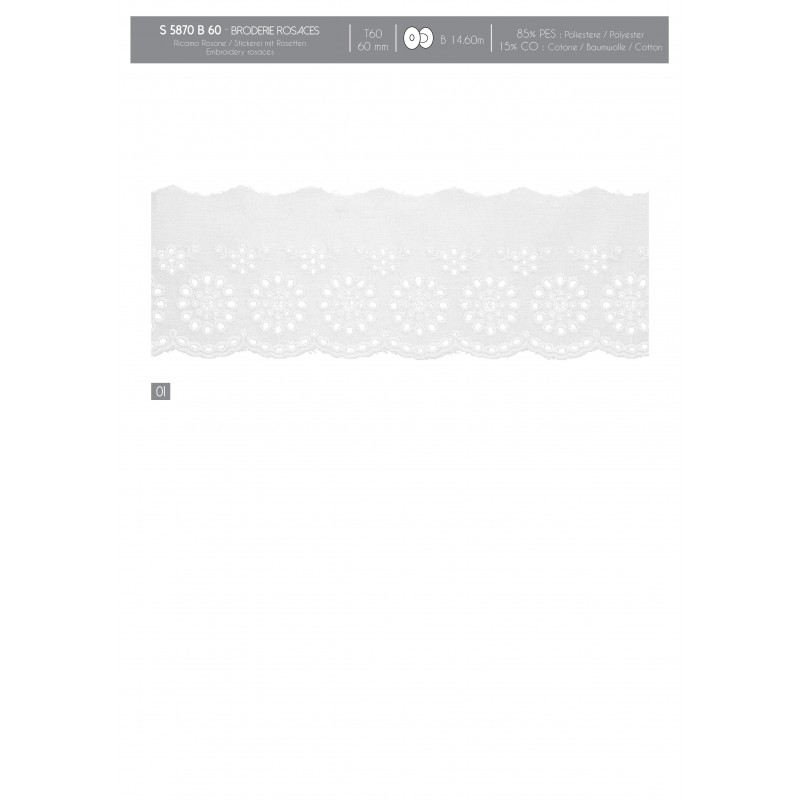 Stephanoise S5870 - BRODERIE ROSACES