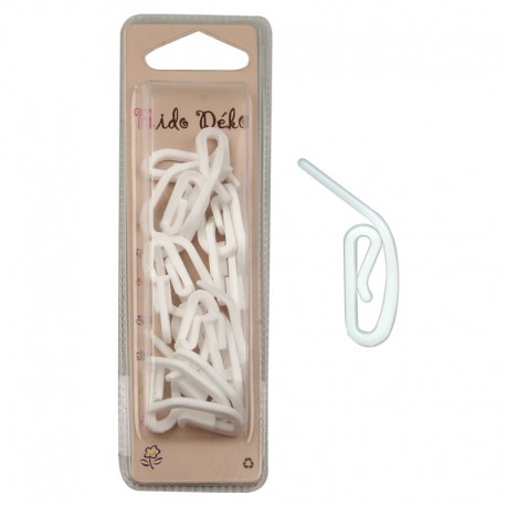 stephanoise S60015 - CROCHET ESCARGOT PLASTIQUE X 20