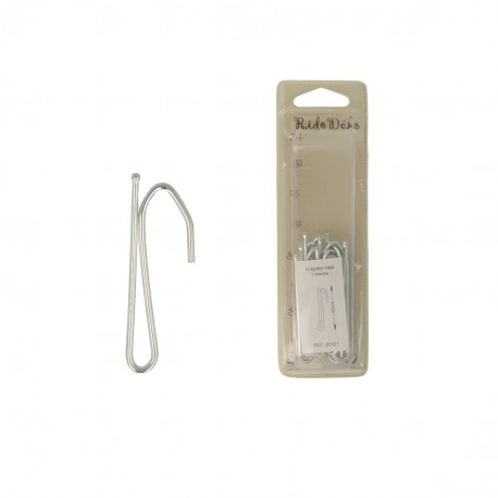 stephanoise S60021 - 10 AGRAFES 1BRANCHE 60/60