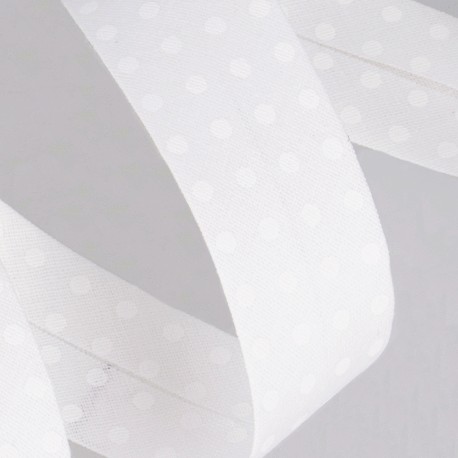 stephanoise S6013 - BIAIS REPLIE PETITS POIS 20MM