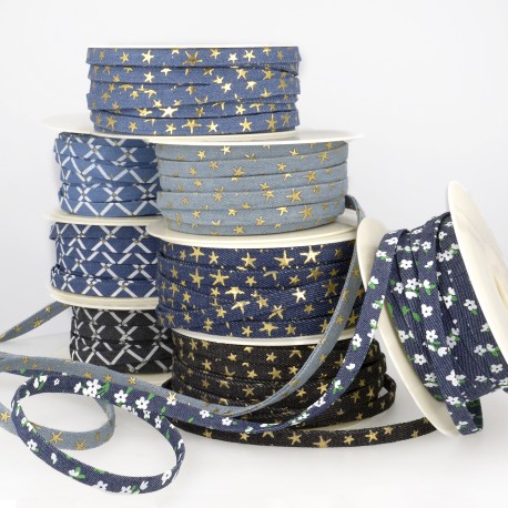 stephanoise S6016 - LACETTE EFFET JEANS 10MM