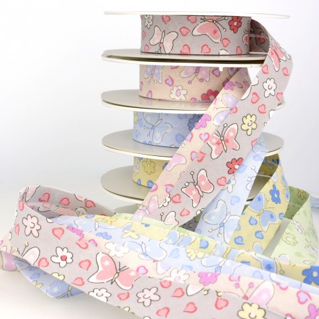 stephanoise S6018 - BIAIS REPLIE PAPILLONS 25MM