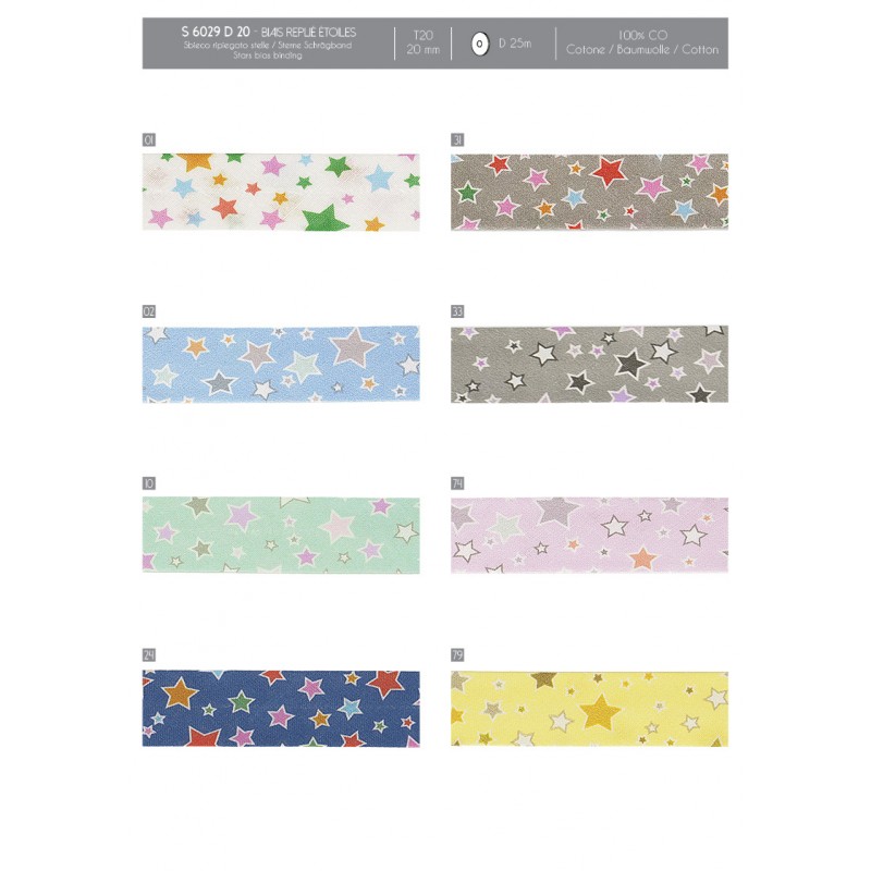 Stephanoise S6029 - BIAIS REPLIE ETOILES