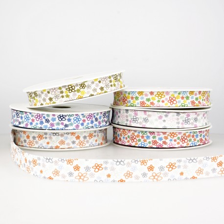 Stephanoise S6034 - BIAIS IMPRIMÉ FLEURS