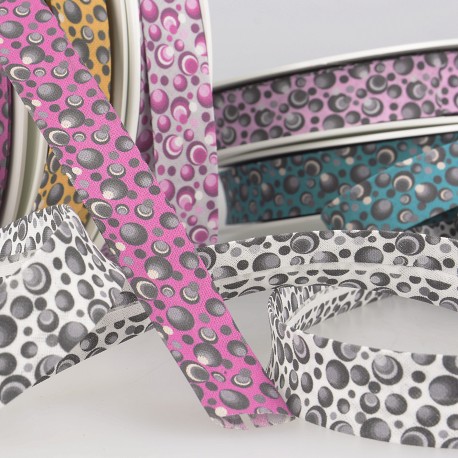 Stephanoise S6042 - BIAIS IMPRIMÉ BUBBLES