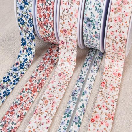 stephanoise S6065 - BIAIS FLEURS TISSU GOTS