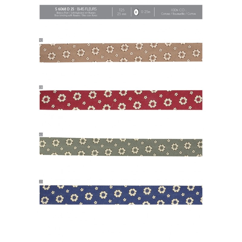 Stephanoise S6068 - BIAIS FLEURS