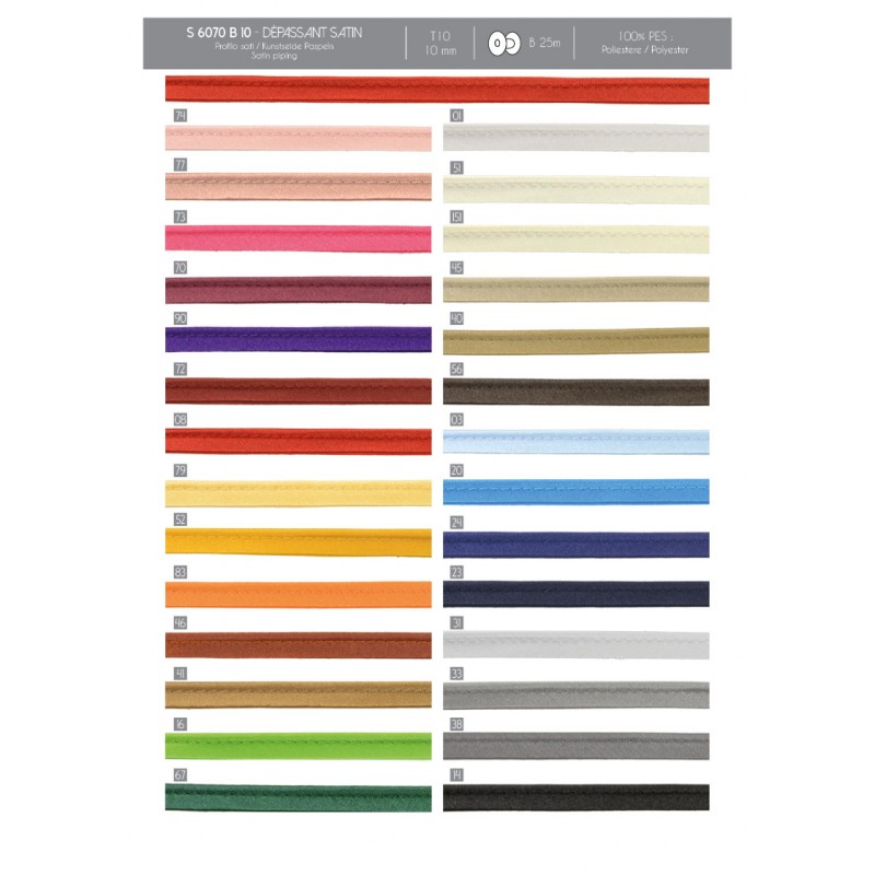 Stephanoise S6070 - DEPASSANT SATIN 10MM