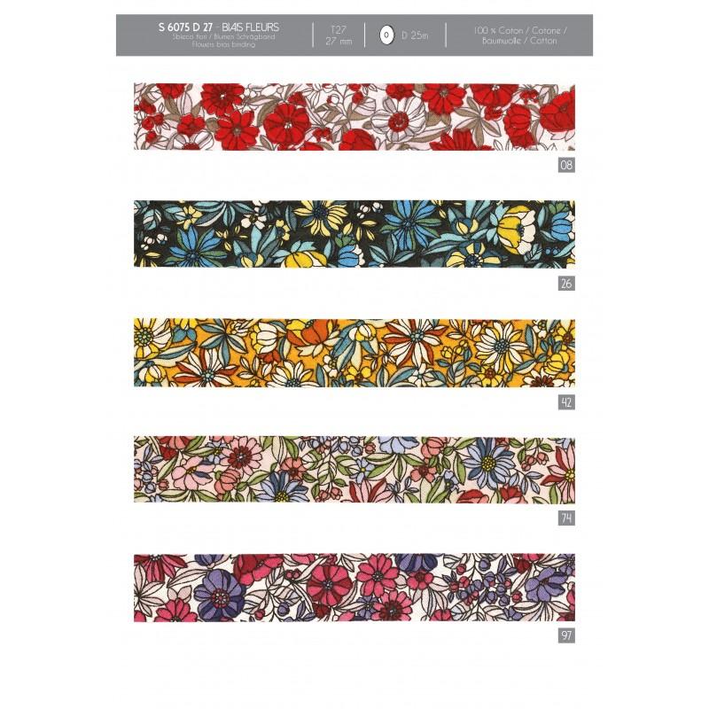 Stephanoise S6075 - BIAIS FLEURS