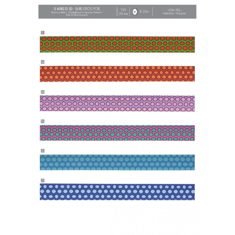 Stephanoise S6082 - BIAIS GROS POIS