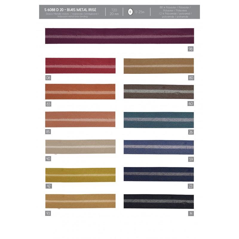 Stephanoise S6088 - BIAIS METAL IRISÉ