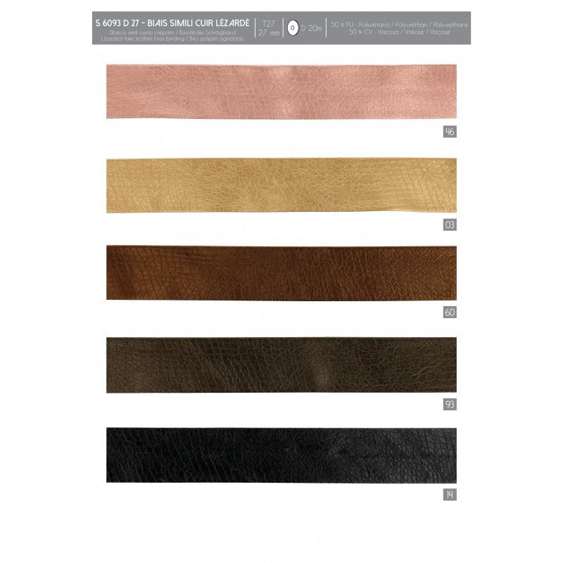 Stephanoise S6093 - BIAIS SIMILI LEZARDÉ