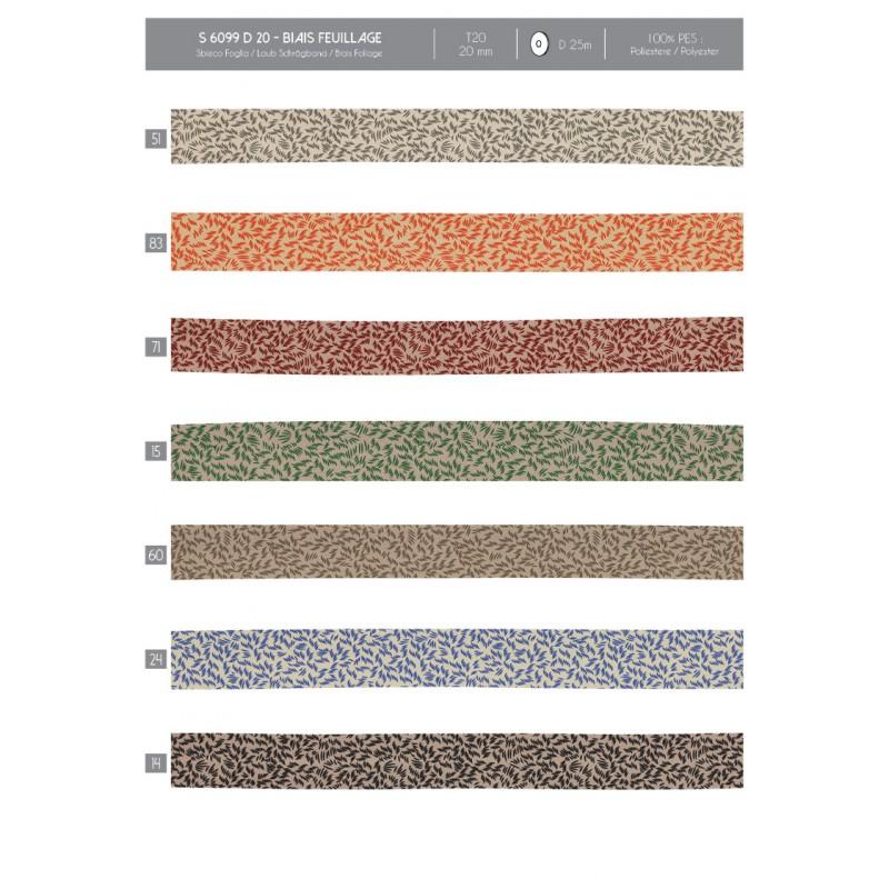 Stephanoise S6099 - BIAIS FEUILLAGE