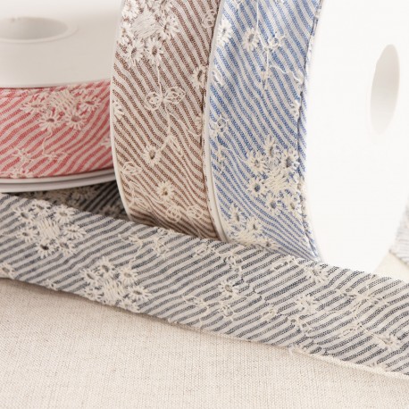 Stephanoise S6100 - BIAIS RAYURES BRODE