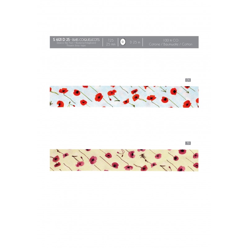 Stephanoise S6121 - BIAIS COQUELICOTS