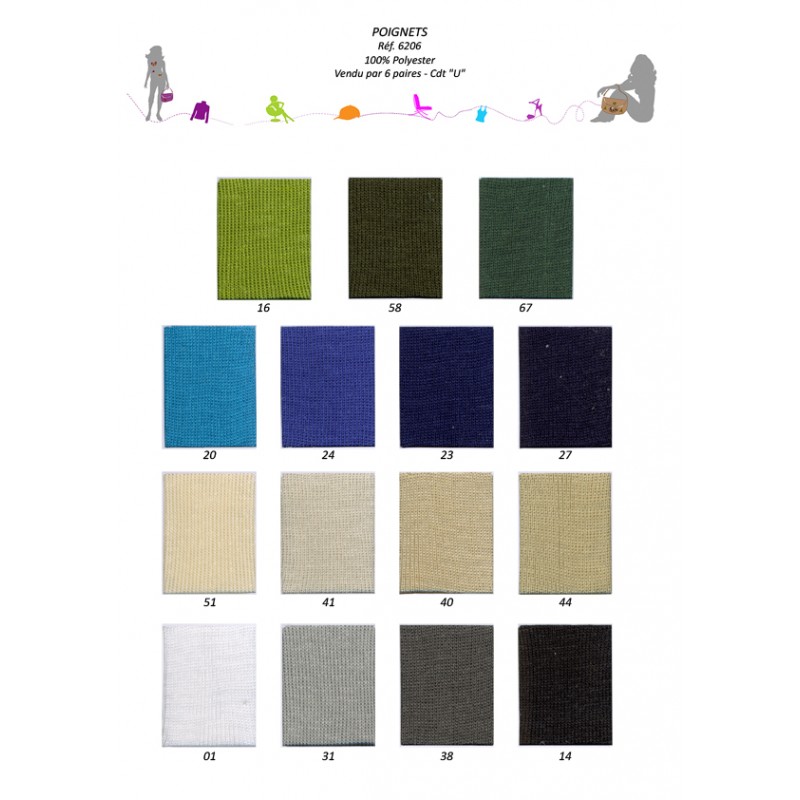 Stephanoise S6206 - POIGNETS X 6