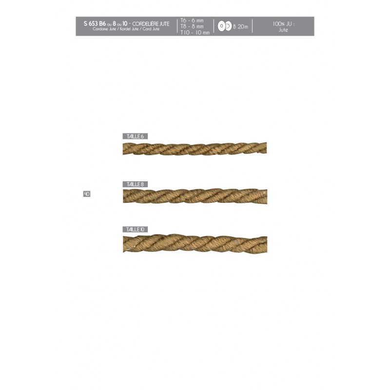 Stephanoise S653 - CORDELIERE JUTE