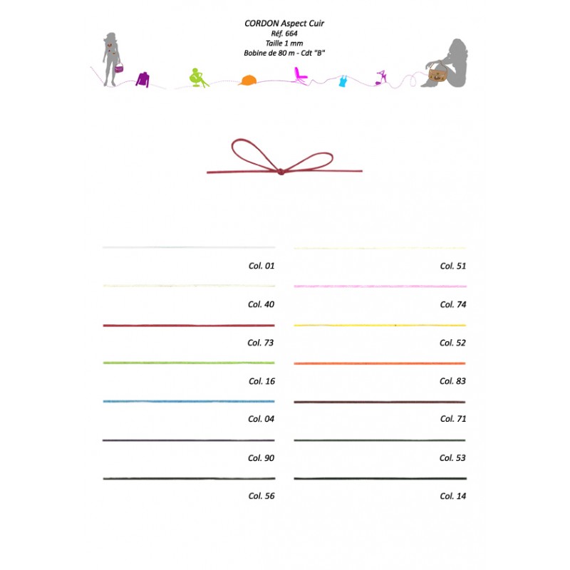 Stephanoise S664 - CORDELIERE SIMILI 1MM