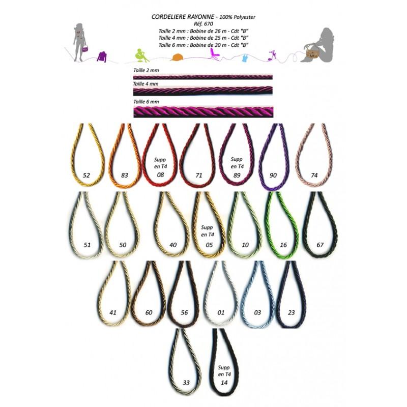 Stephanoise S670 - CORDELIERE 4MM