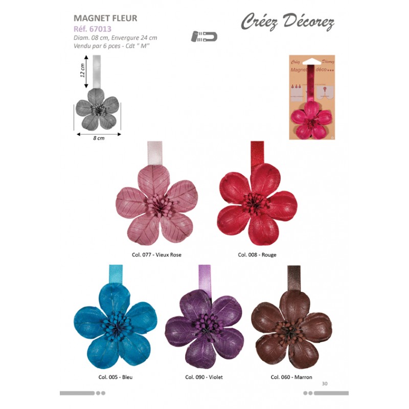 Stephanoise S67013 - EMBRASSE MAGNET FLEURS