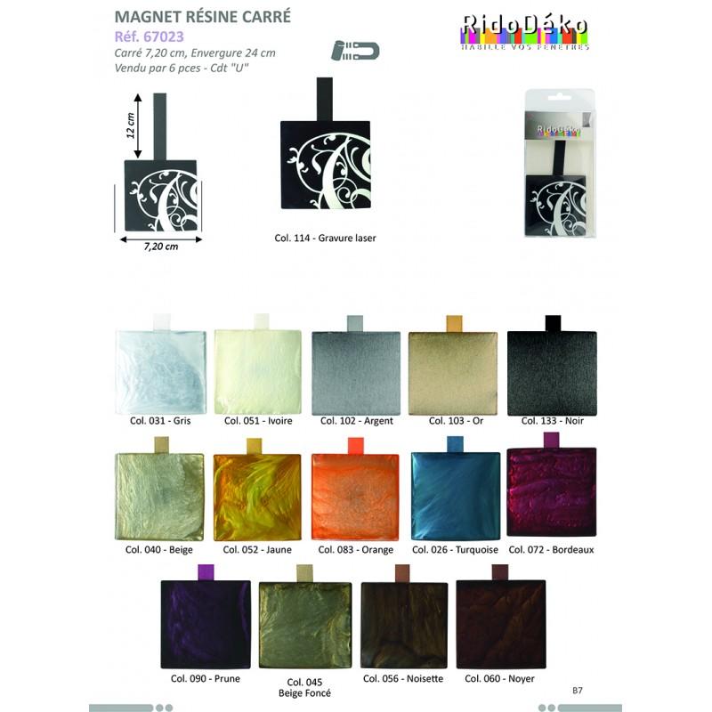 Stephanoise S67023 - MAGNET RÉSINE CARRÉ