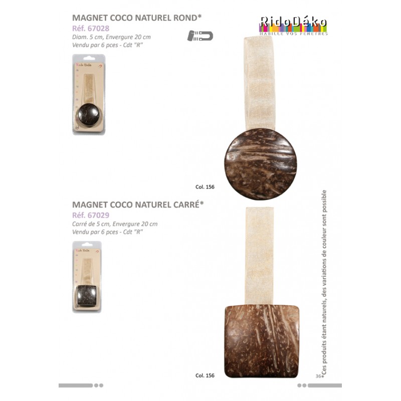 Stephanoise S67028 - EMBRASSE VOILE MAGNET