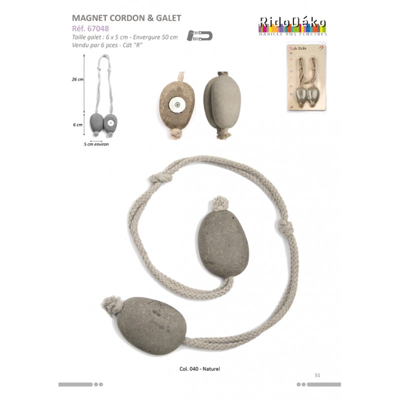 Stephanoise S67048 - MAGNET GALET CORDON