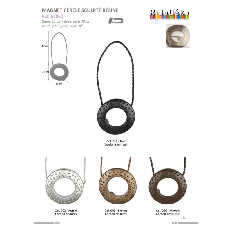 Stephanoise S67050 - EMBRASSE MAGNET RONDE