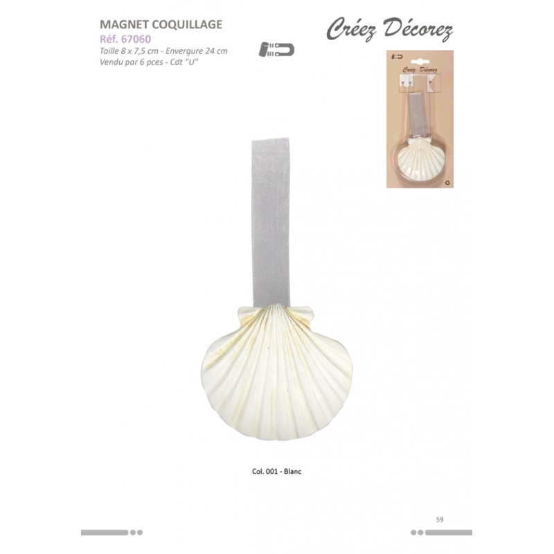 Stephanoise S67060 - MAGNET COQUILLAGE RESINE