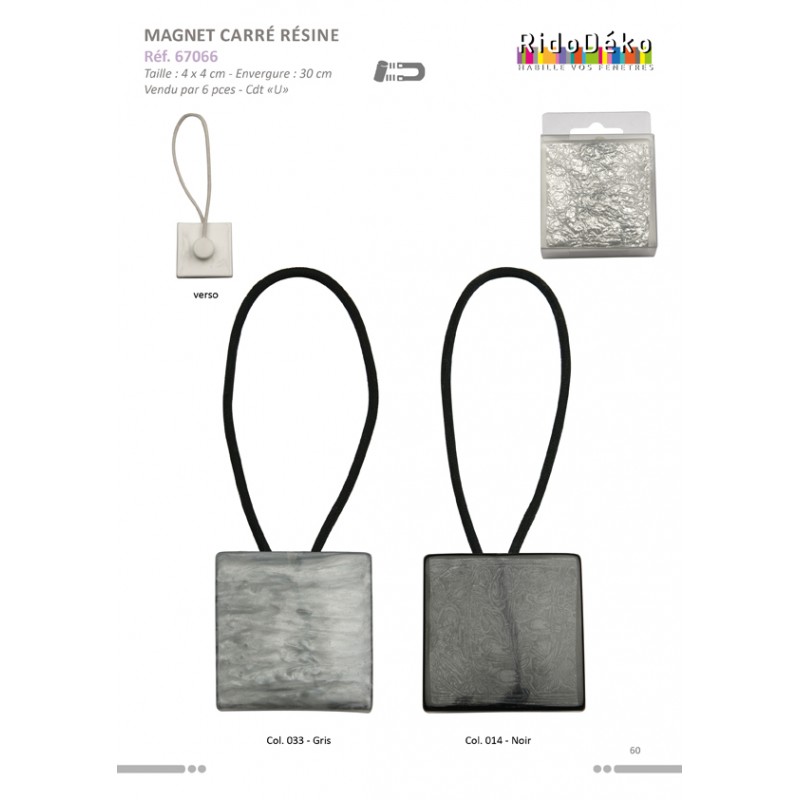 Stephanoise S67066 - MAGNET CARRE RESINE